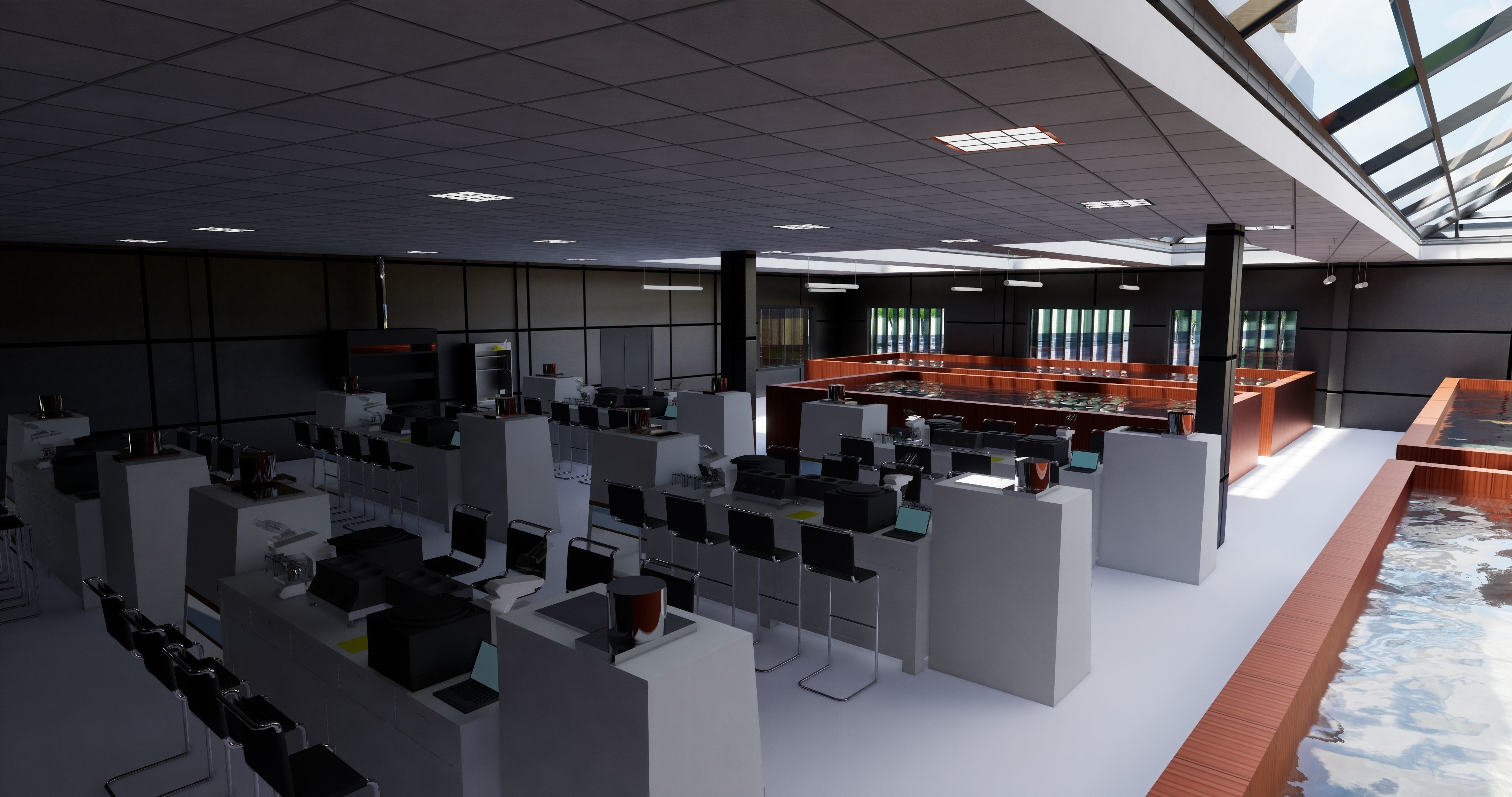 research and training center 3D model | CGTrader