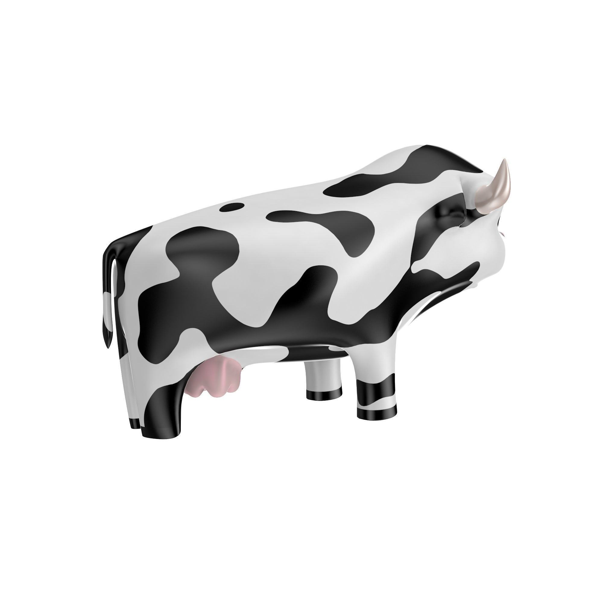 Cow toy free VR / AR / lowpoly 3D model CGTrader
