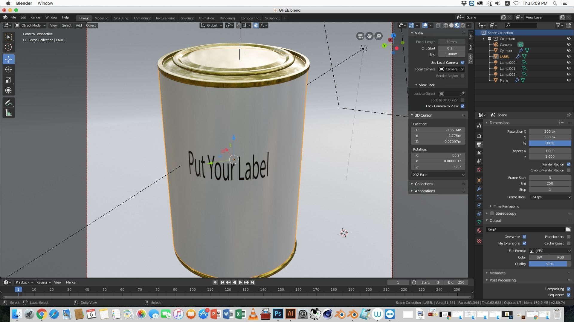 3d Can 3D model | CGTrader