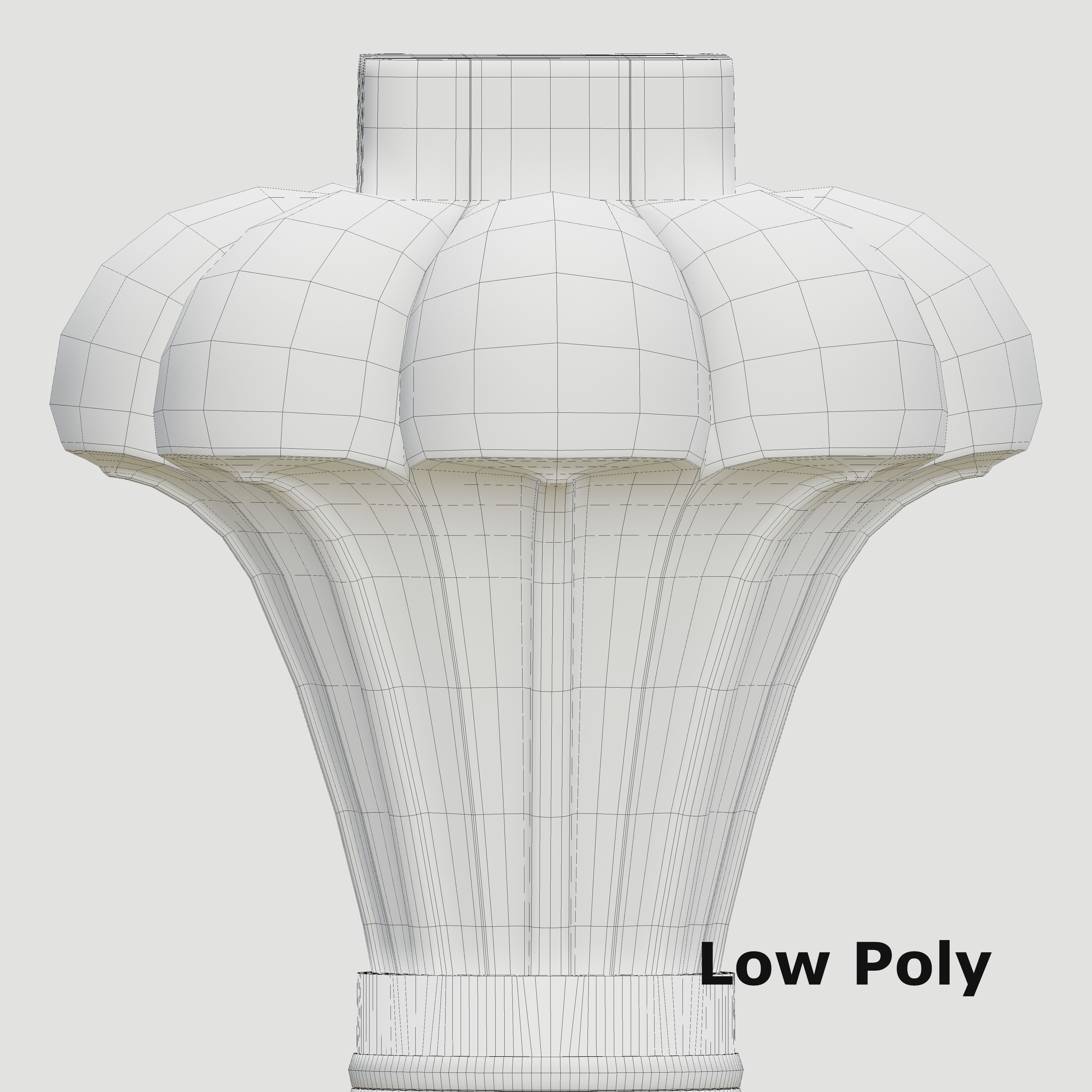3D model Egyptian palmiform column VR / AR / low-poly | CGTrader