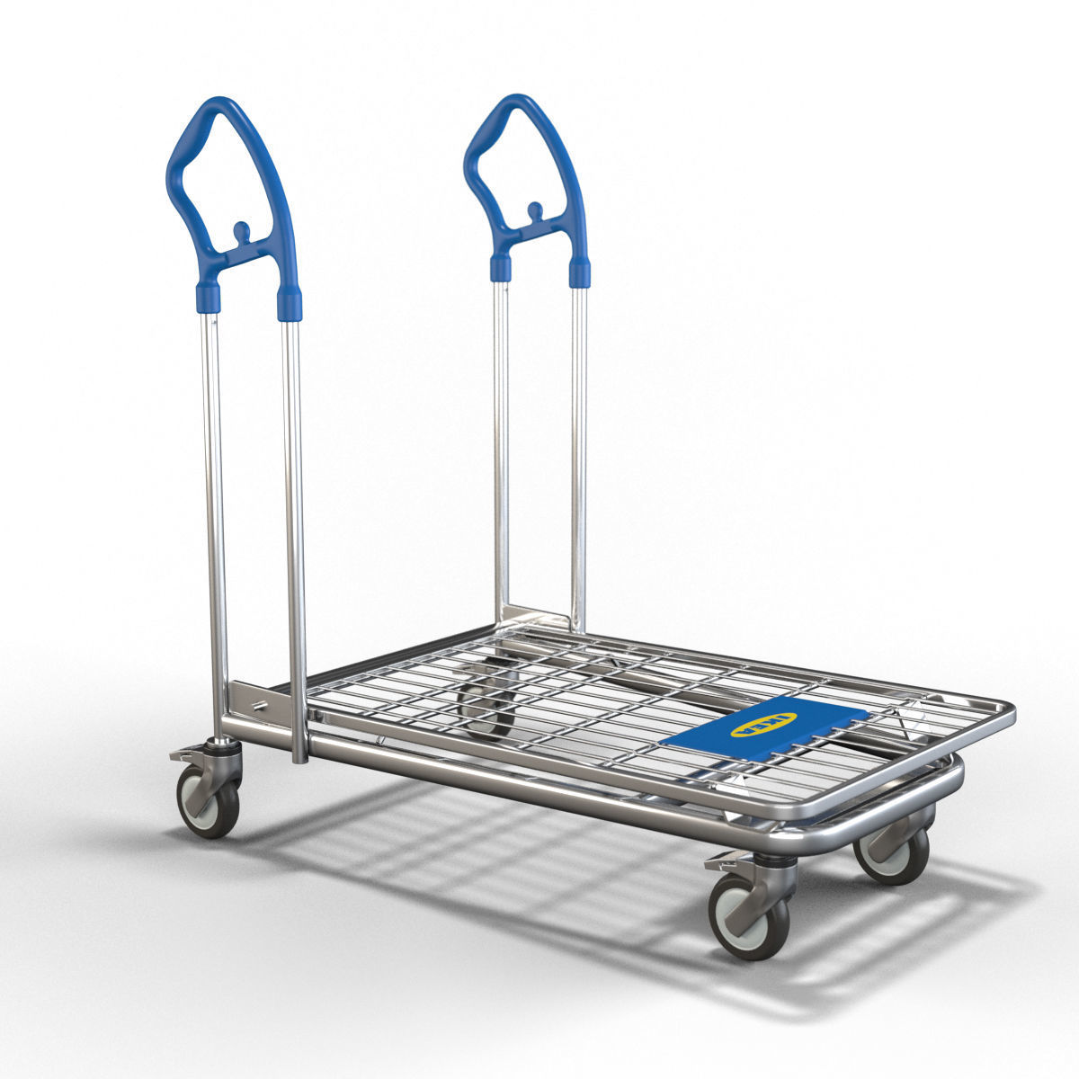 Ikea cart shopping 3D asset CGTrader