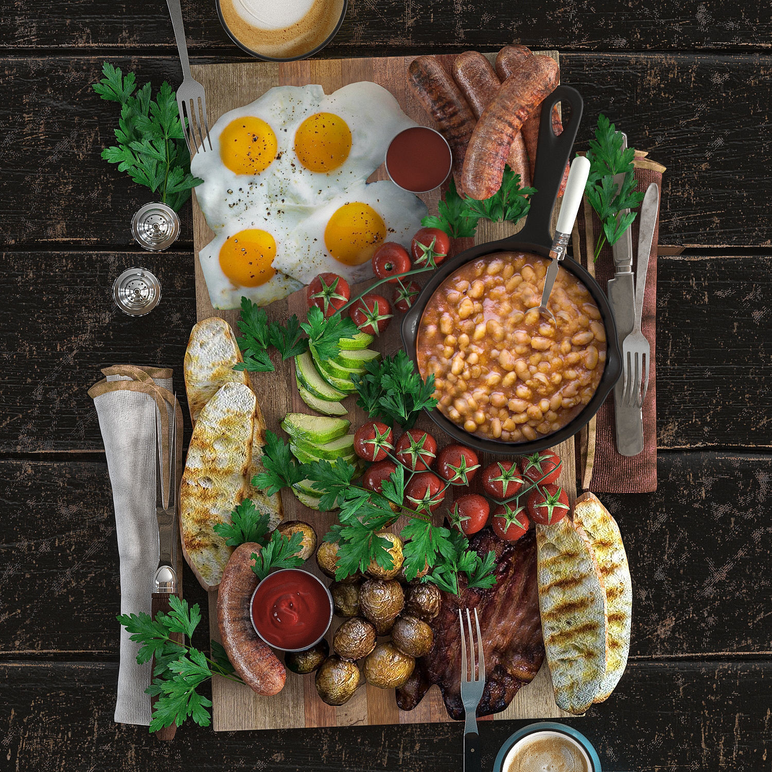Full English Breakfast platter