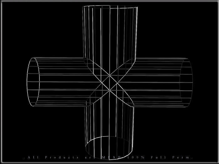 3D model Wire Pipe Cross Joint VR / AR / lowpoly CGTrader