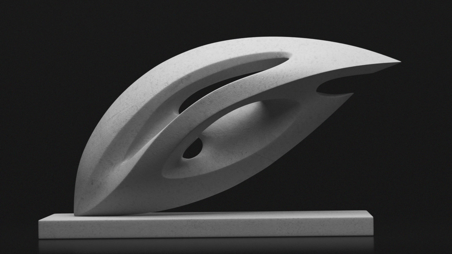 Modern abstract sculpture 021