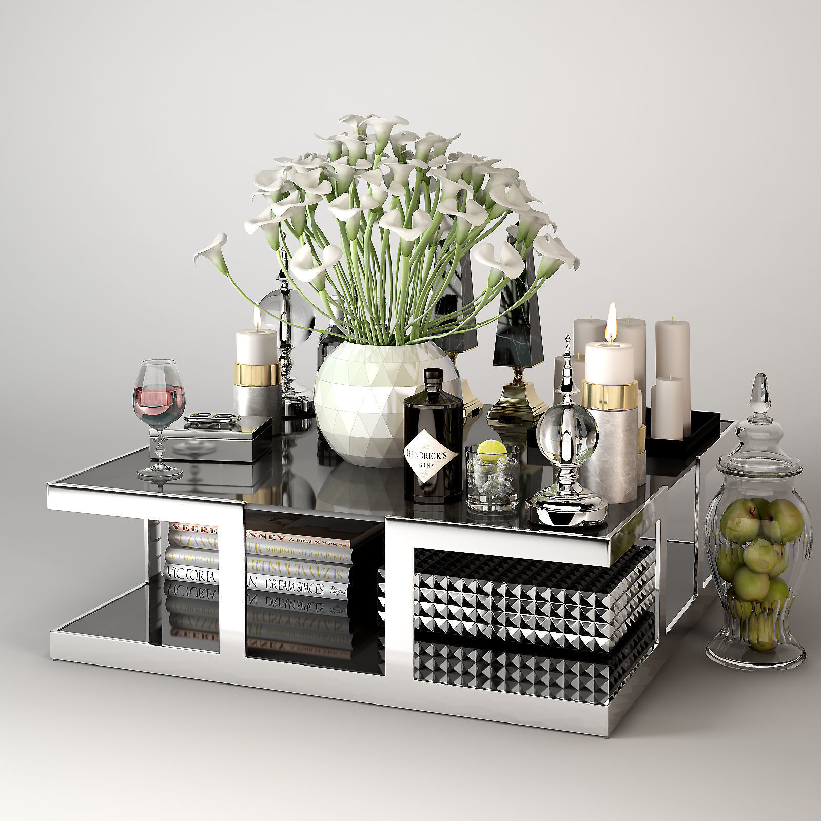 3d Coffee Table Treasure Eichholtz Cgtrader