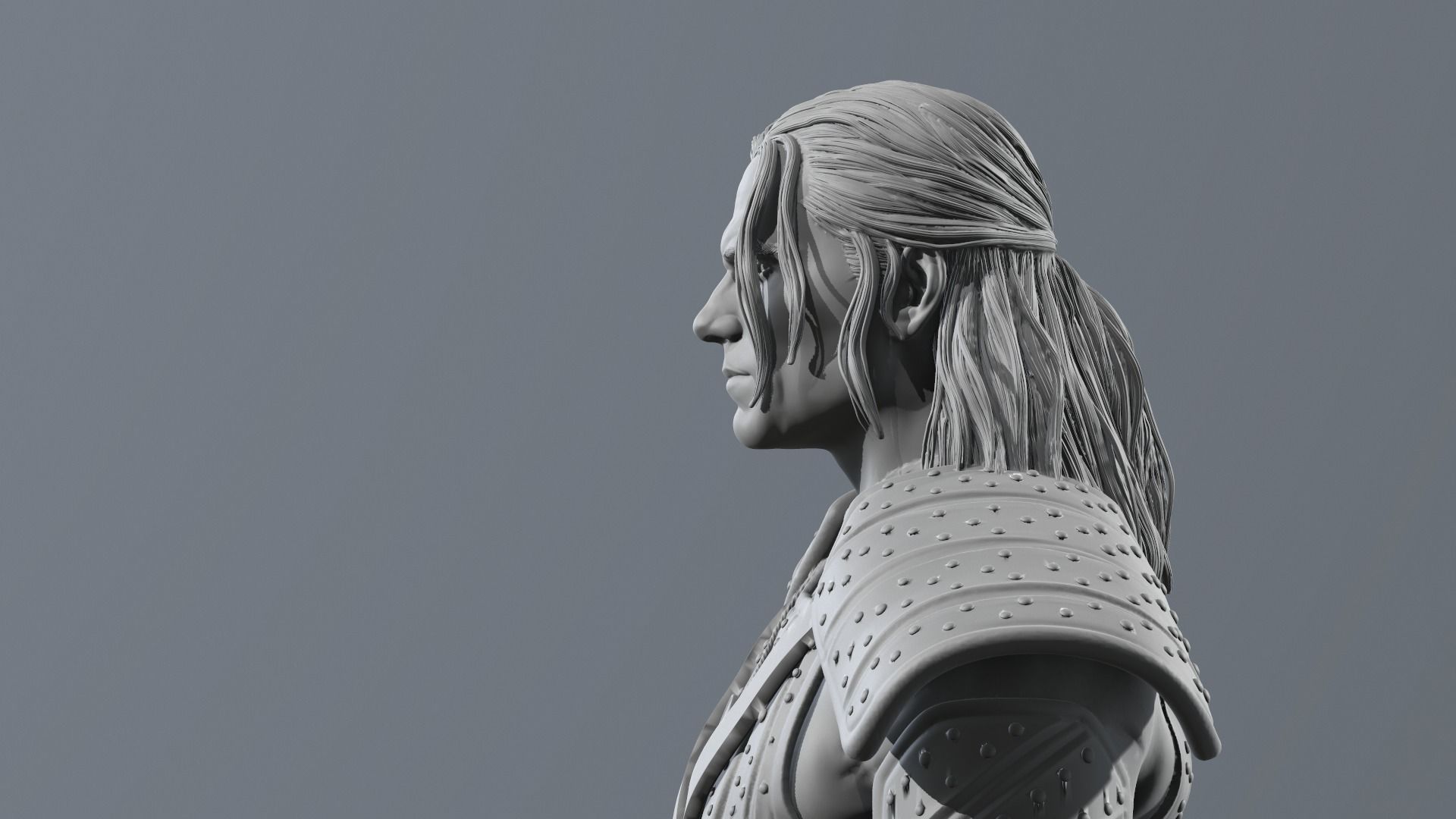 Henry Cavill - Geralt of Rivia - The witcher 3D model 3D printable ...