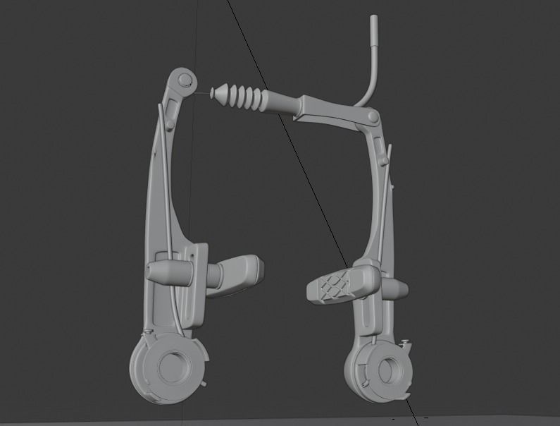 Bicycle parts 3D model CGTrader