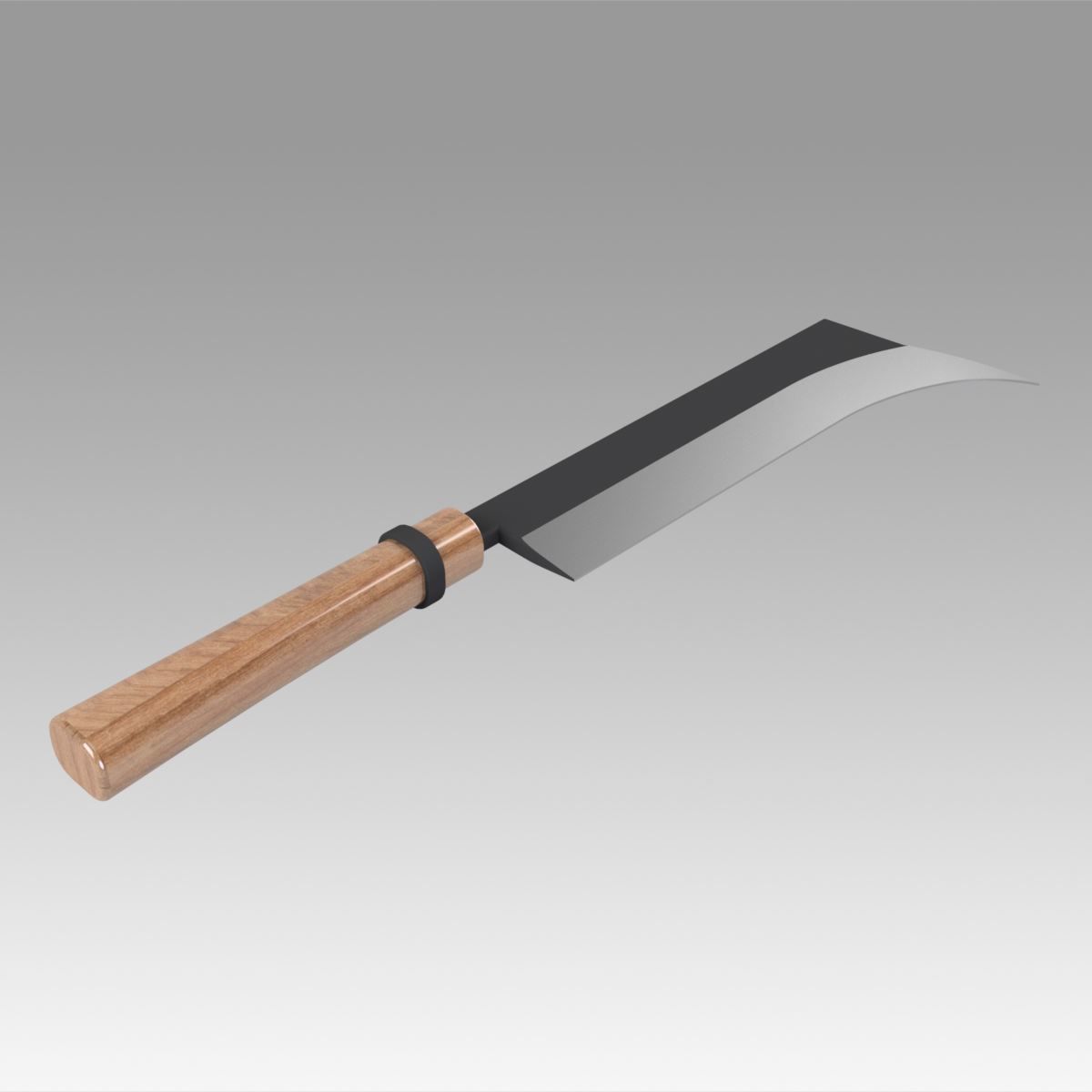 Higurashi When They Cry Rena Ryugu Sword Cosplay Weapon Prop 3D model ...