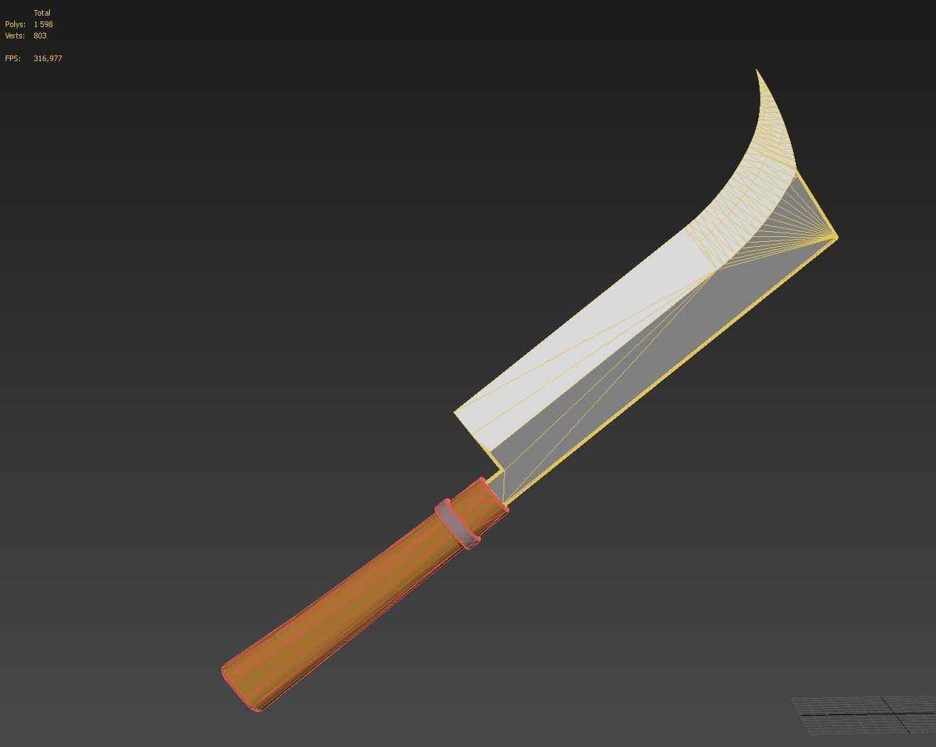 Higurashi When They Cry Rena Ryugu Sword Cosplay Weapon Prop 3D model ...