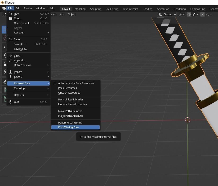 Katana Samurai Sword Shusui Zoro One Piece 3D model | CGTrader