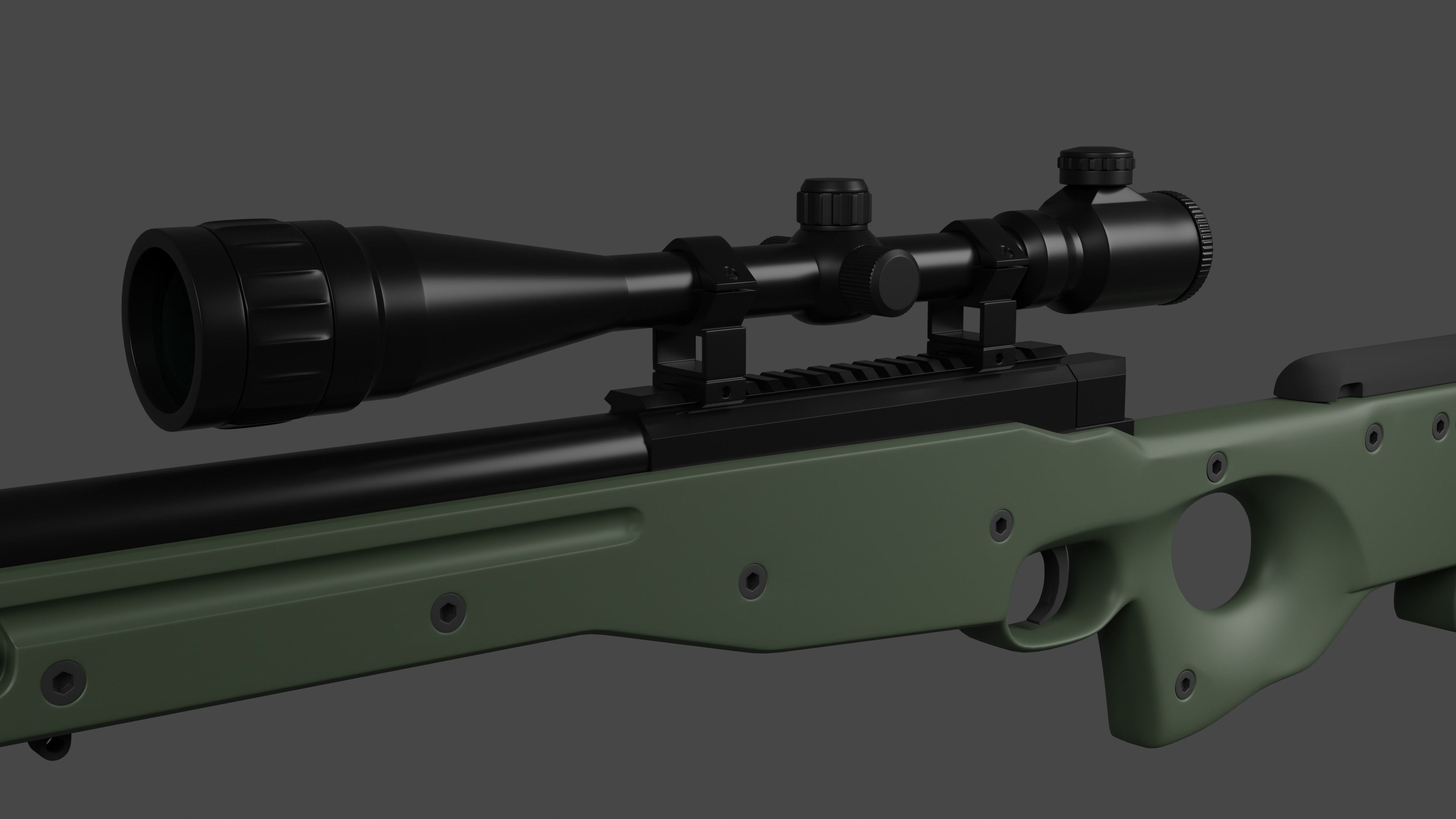 L96A3 3D model | CGTrader
