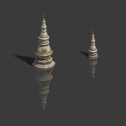 Zen - Minaret 3D model