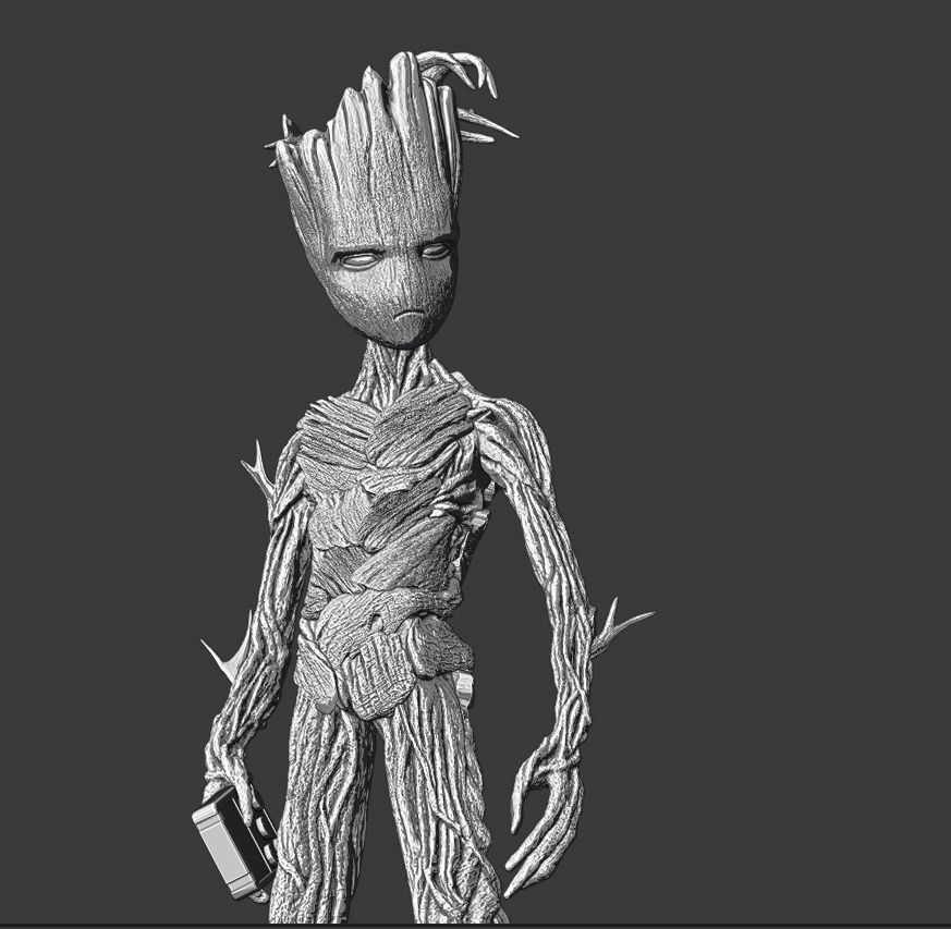 Groot 3D print model thunder | CGTrader