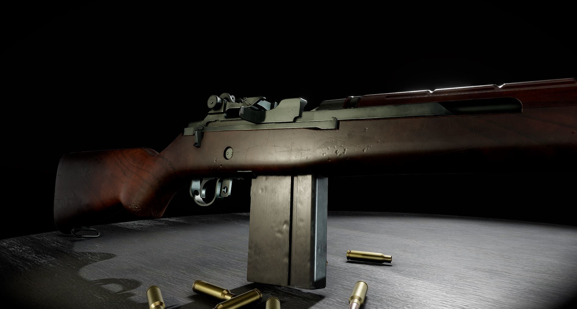 3D model M14 Battle Rifle VR / AR / low-poly | CGTrader