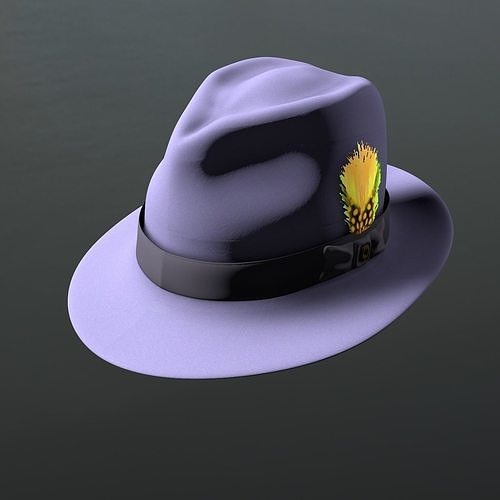 Trilby Hat Package 3D model | CGTrader