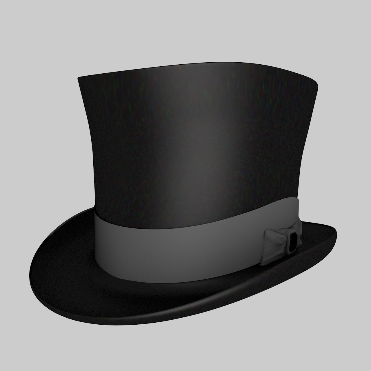 Fancy Top Hat Package 3D Model CGTrader
