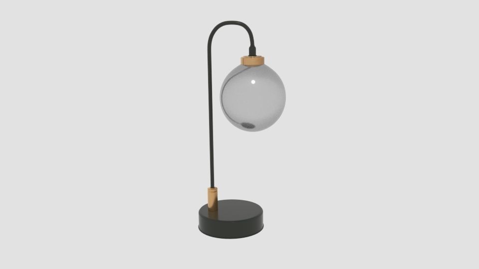 Tanner Black Table Lamp