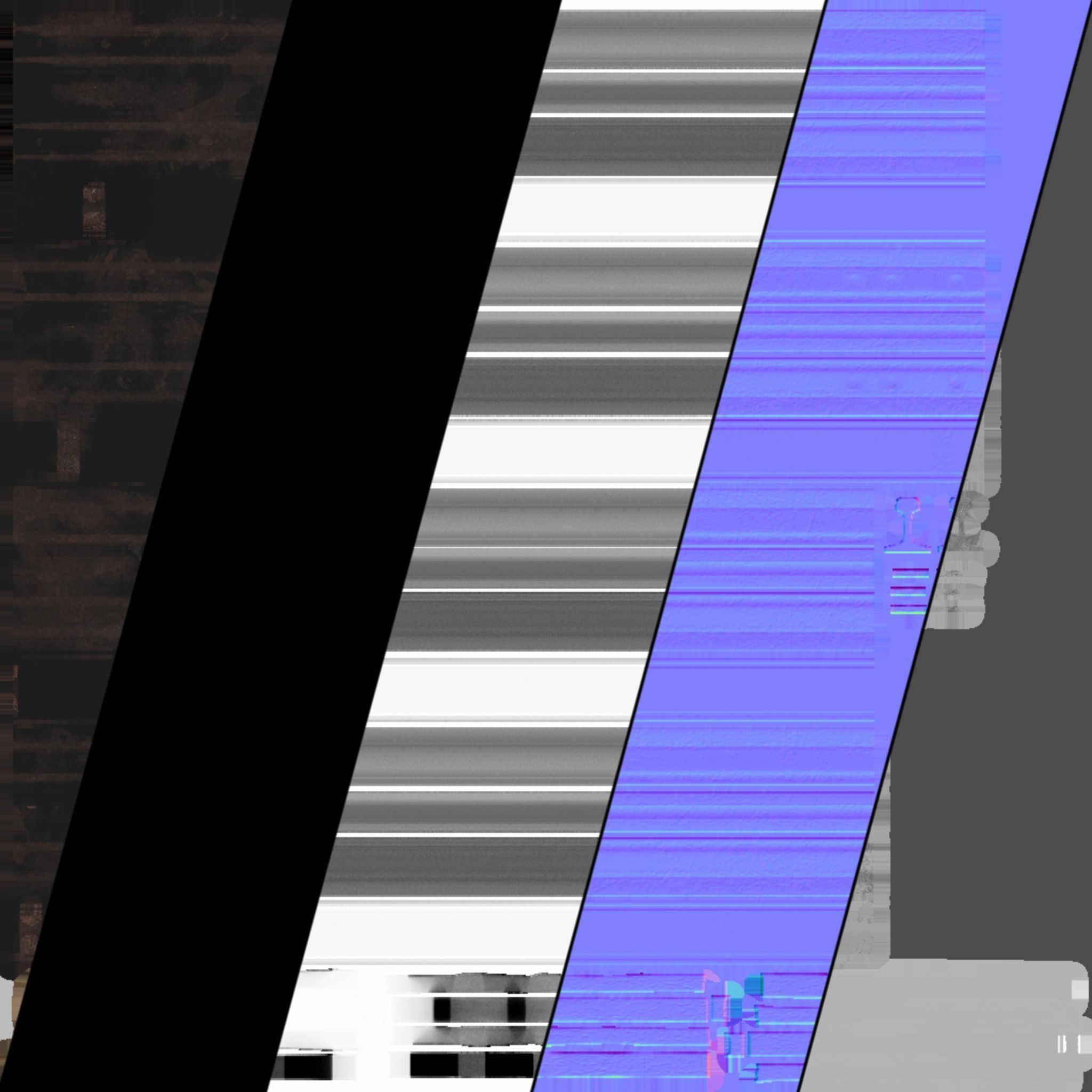 3D model Stacked Rails P65 VR / AR / low-poly | CGTrader