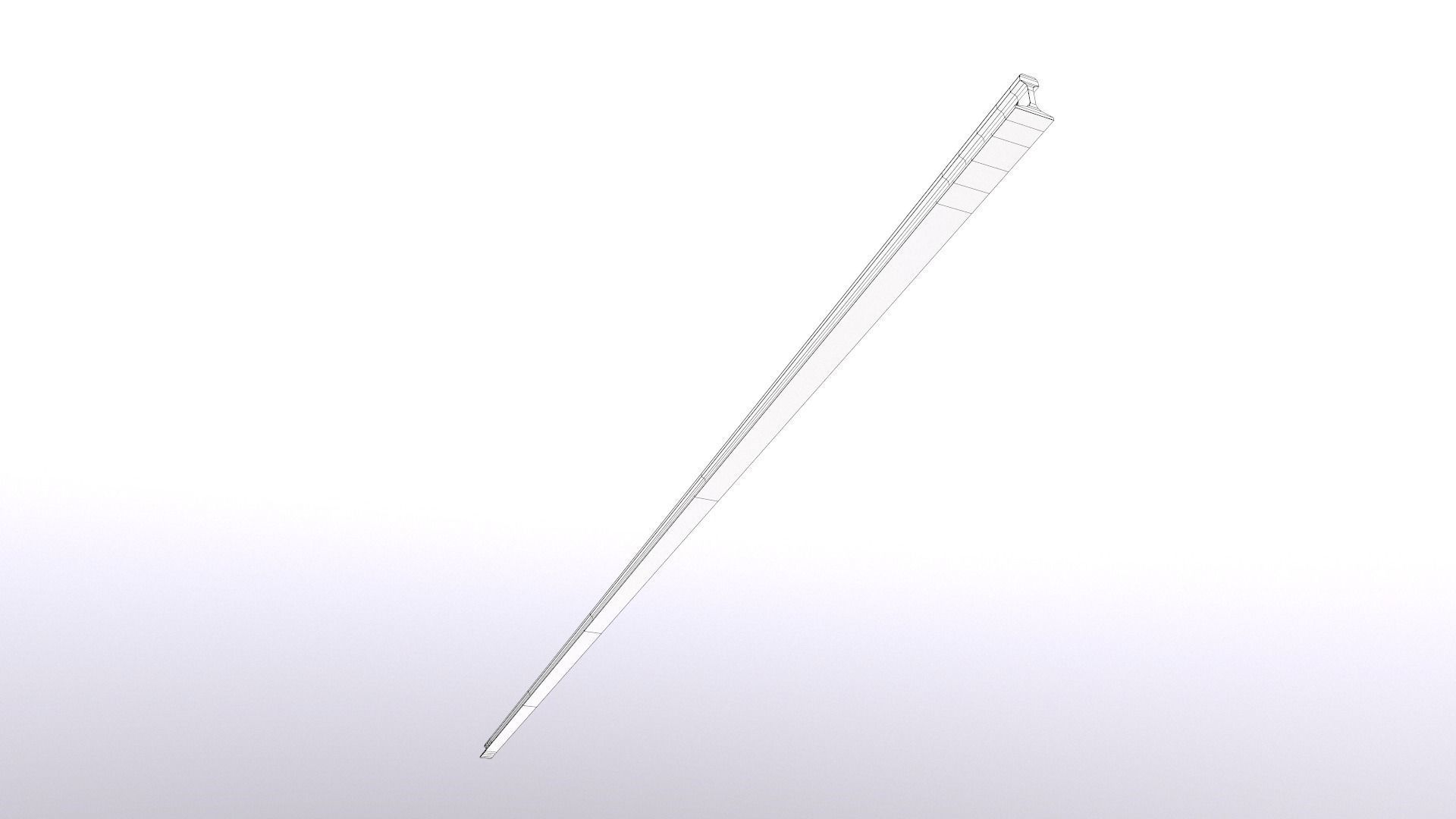 3D model Stacked Rails P65 VR / AR / low-poly | CGTrader