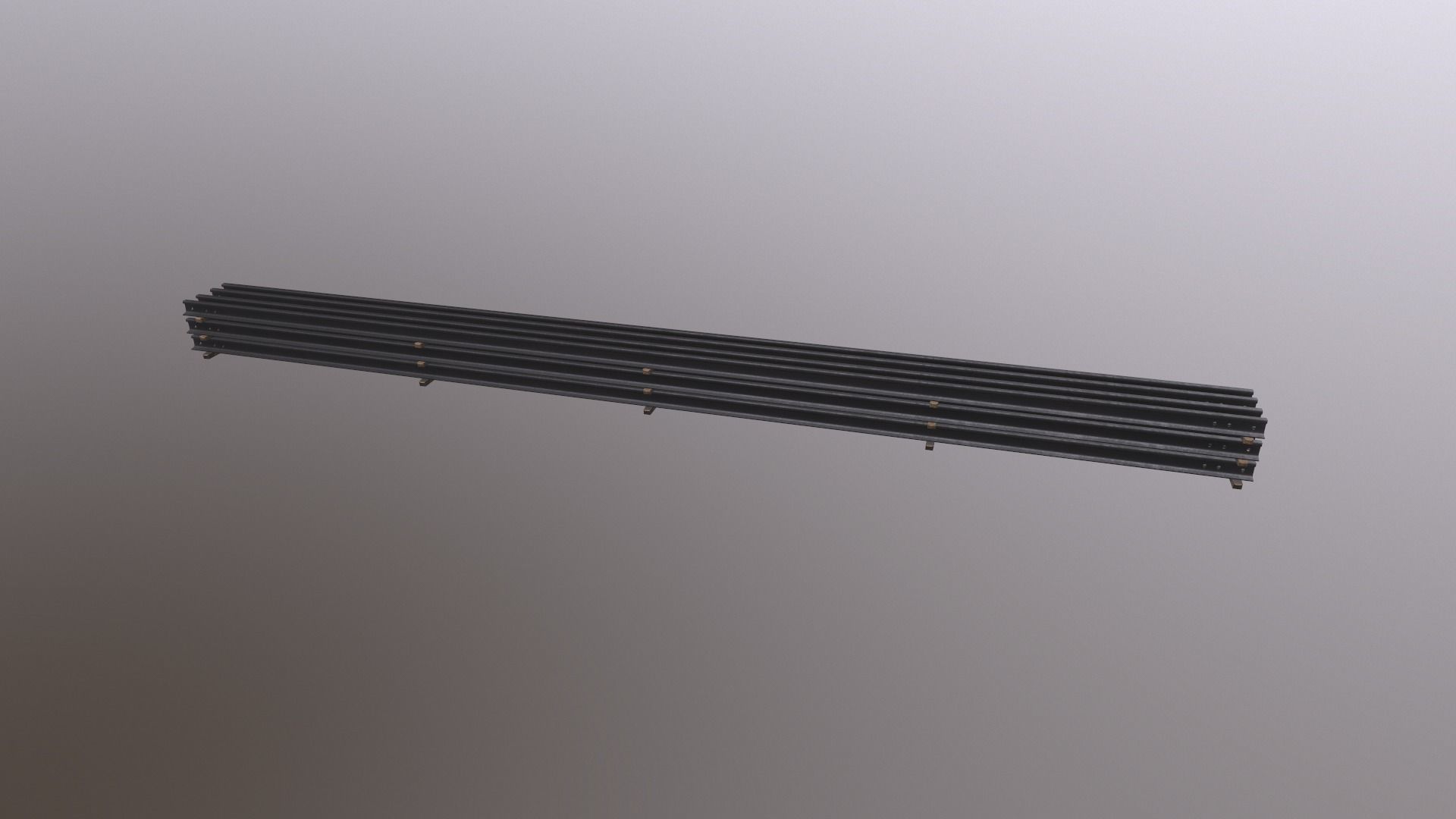 3D model Stacked Rails P65 VR / AR / low-poly | CGTrader