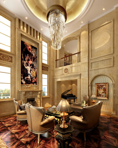 Living Room 3d Model Living Room 3d Model