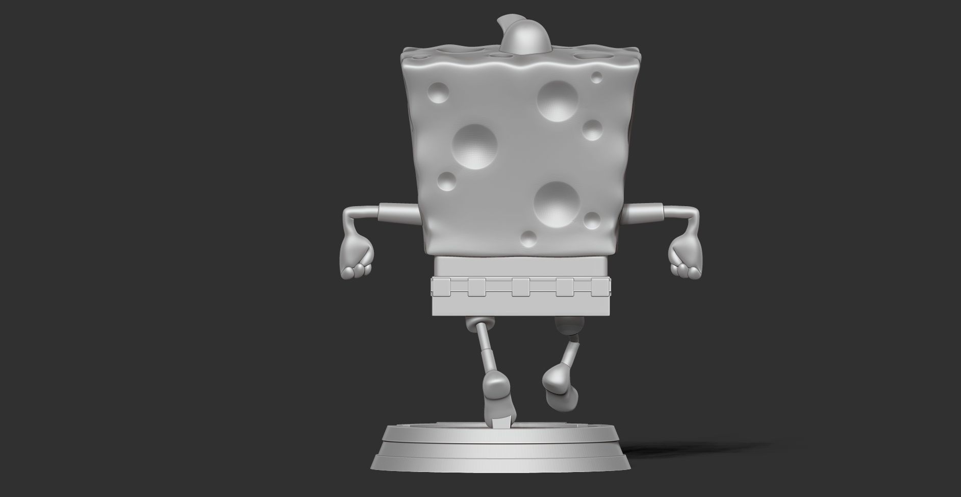 SpongeBob movie Fan art 3D model 3D printable CGTrader