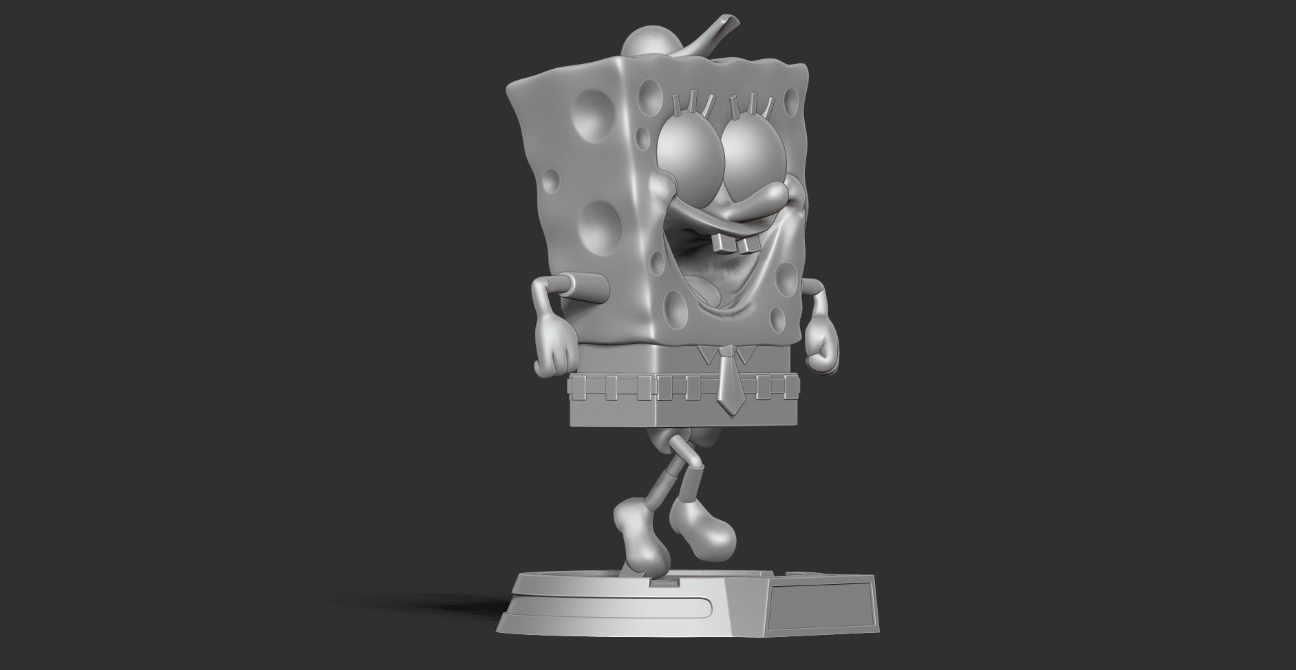 SpongeBob movie Fan art 3D model 3D printable CGTrader