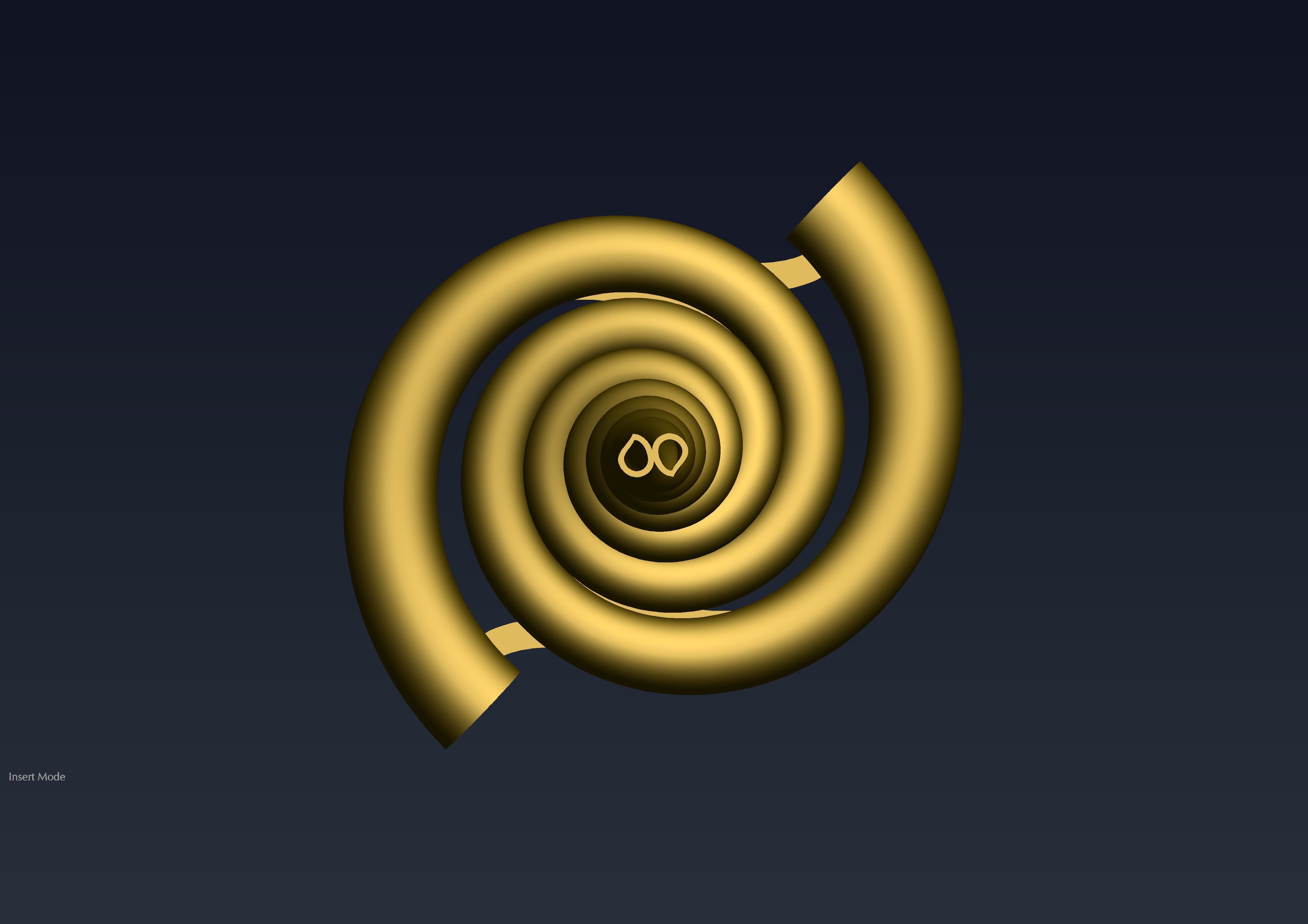 Magic Spiral 3D model 3D printable | CGTrader