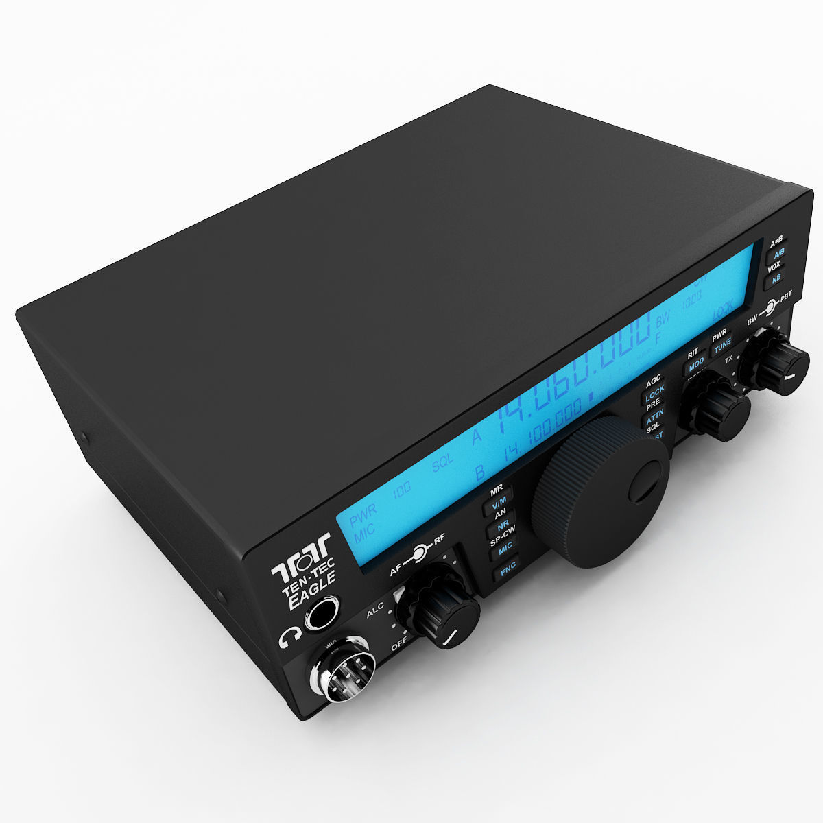Ten Tec Eagle Transceiver 3D model CGTrader
