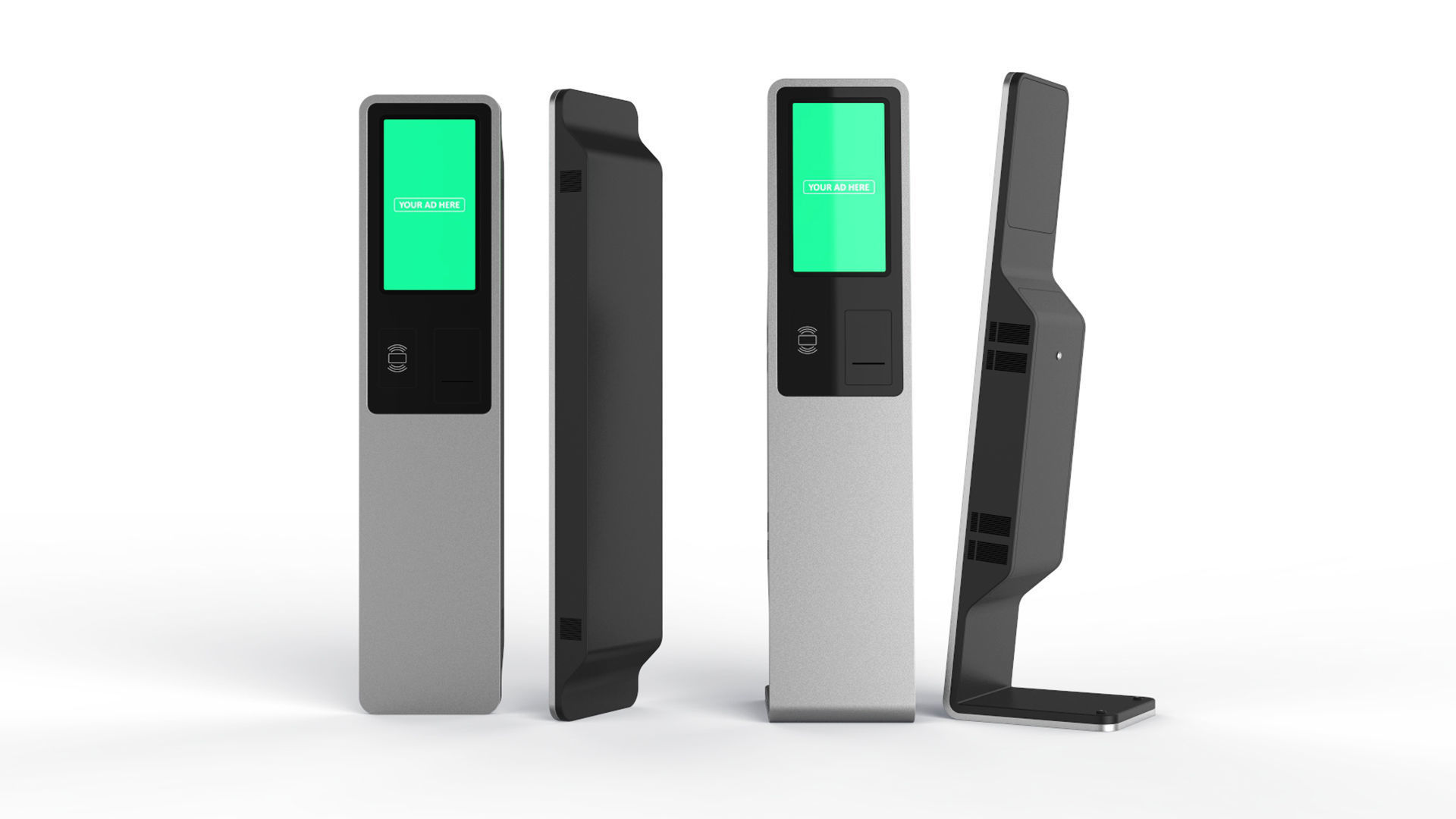 3D Totem Self Service 02 Collection CGTrader