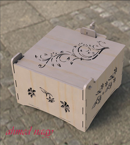 box gift free 3D model 3D printable | CGTrader