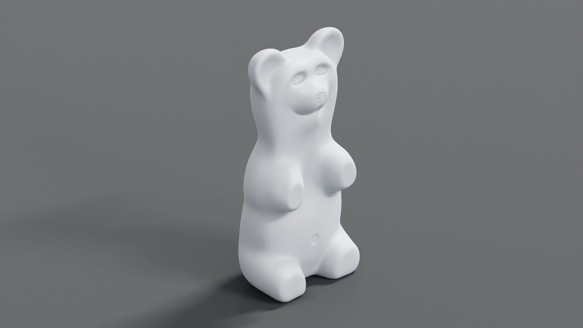 Gummy Bear 3D model 3D printable CGTrader