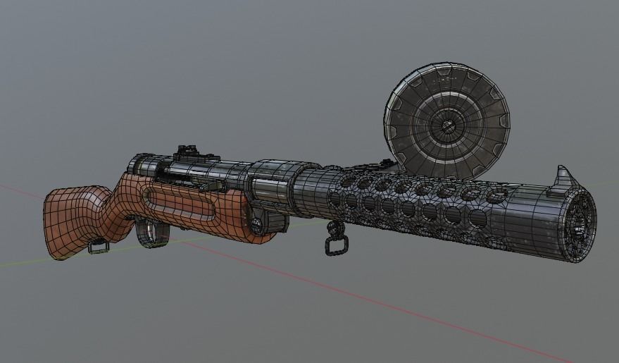 Bergmann MP18 3D model | CGTrader
