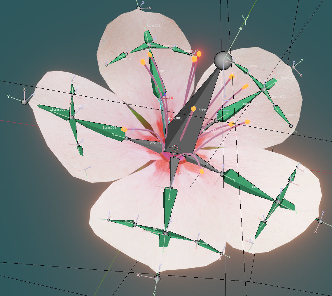 3D model Cherry blossom VR / AR / low-poly rigged | CGTrader