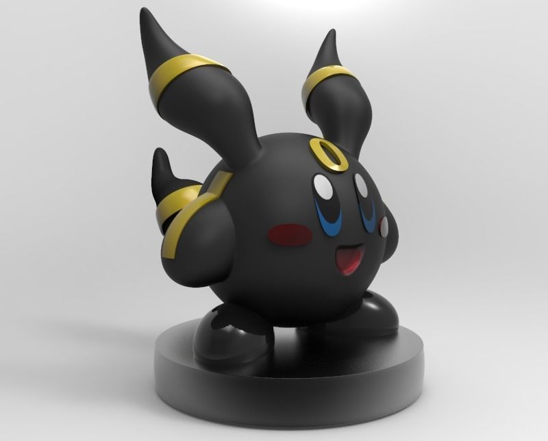 Kirby pokemon figurine 3D model 3D printable CGTrader