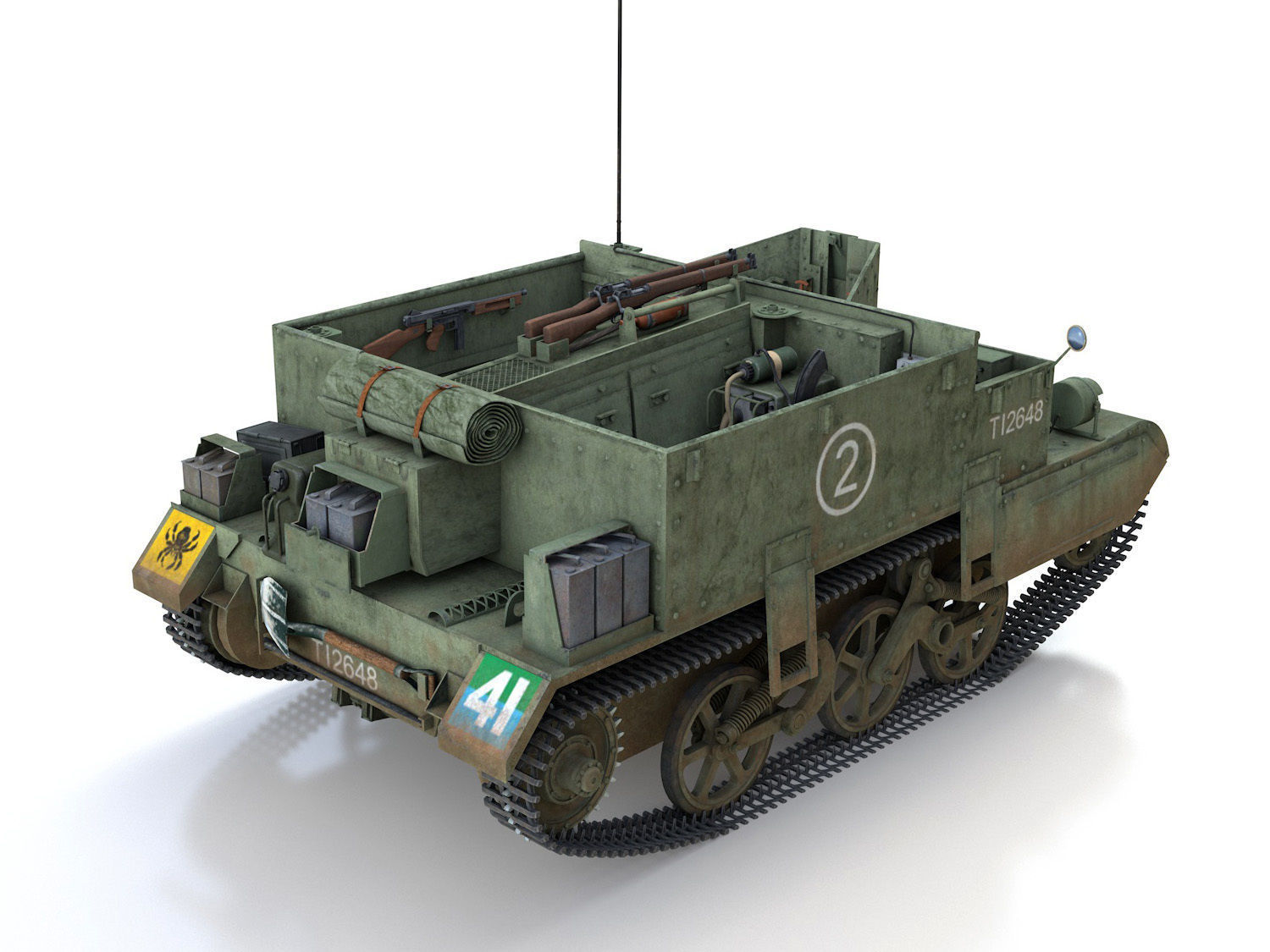 Bren Gun Carrier BUC T12648 3D Model CGTrader