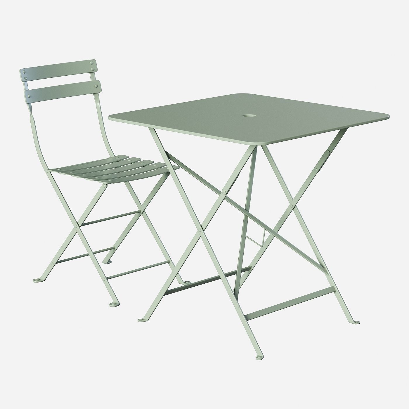 Fermob Bistro set 3D model MAX OBJ FBX