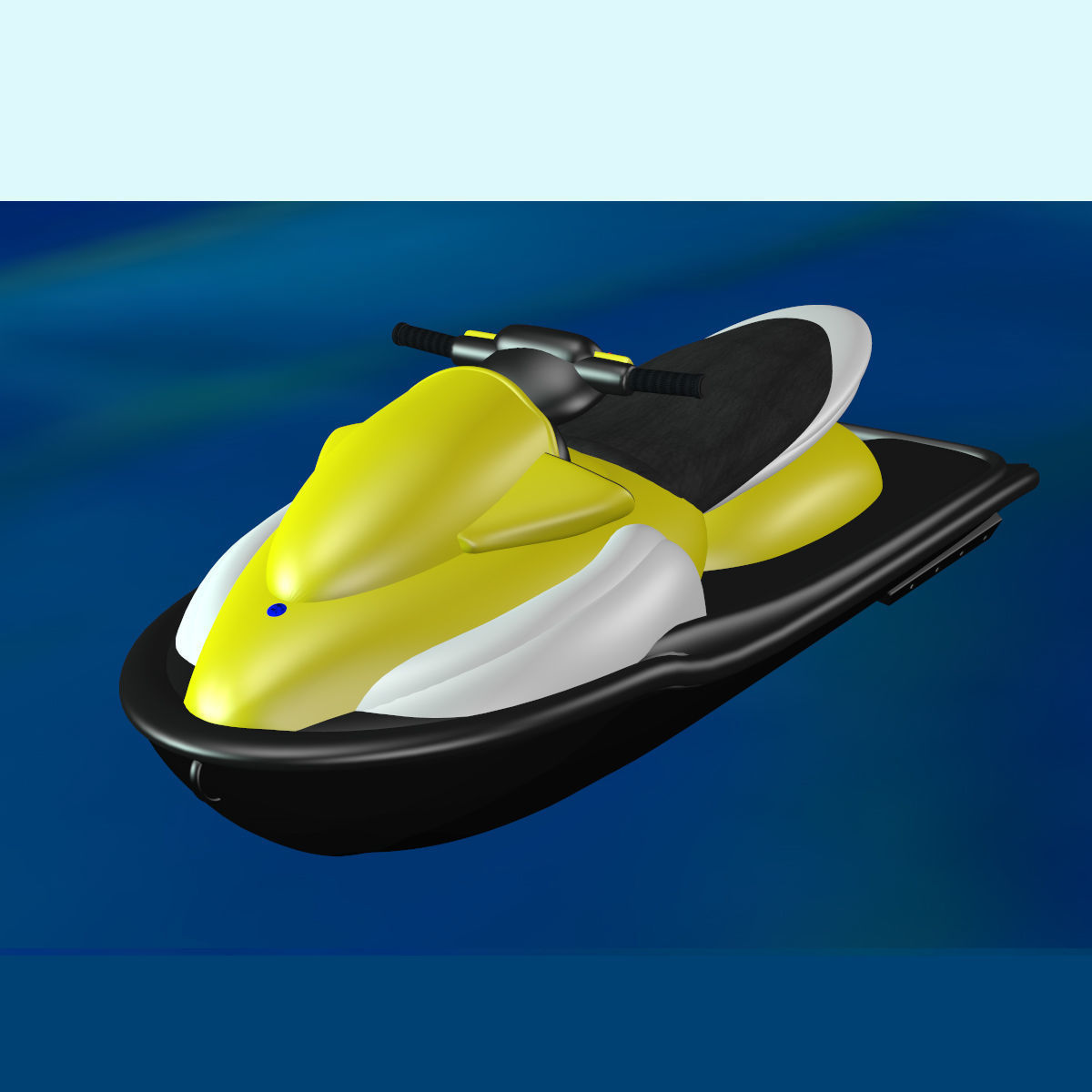 Personal Watercraft 3D model CGTrader