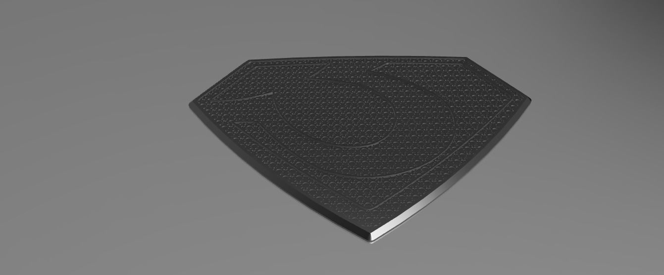 Zod Chest Emblem 3D model 3D printable CGTrader