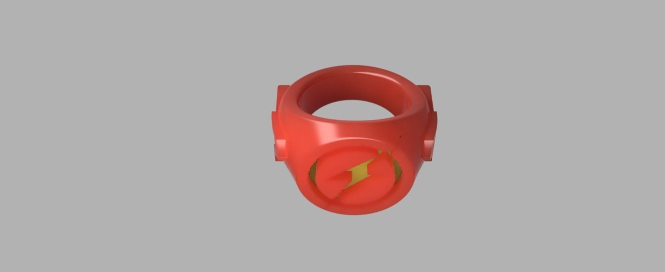 The Flash The Flash Ring 3D model 3D printable CGTrader
