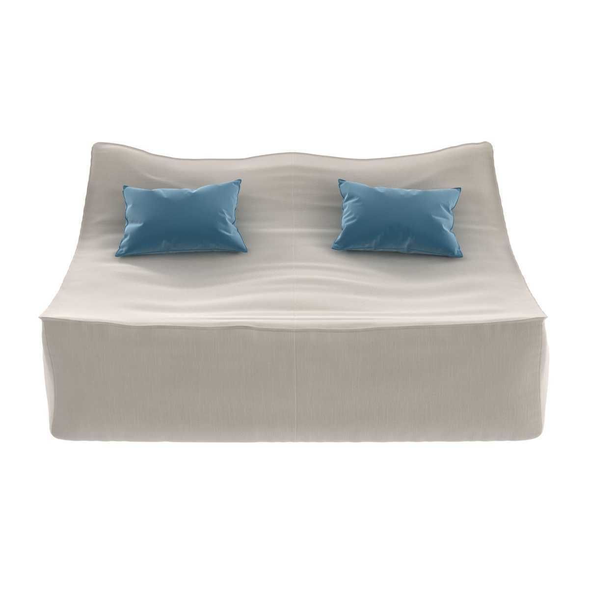 Restoration Hardware DOUBLE LOUNGE CHAIR 3D model CGTrader