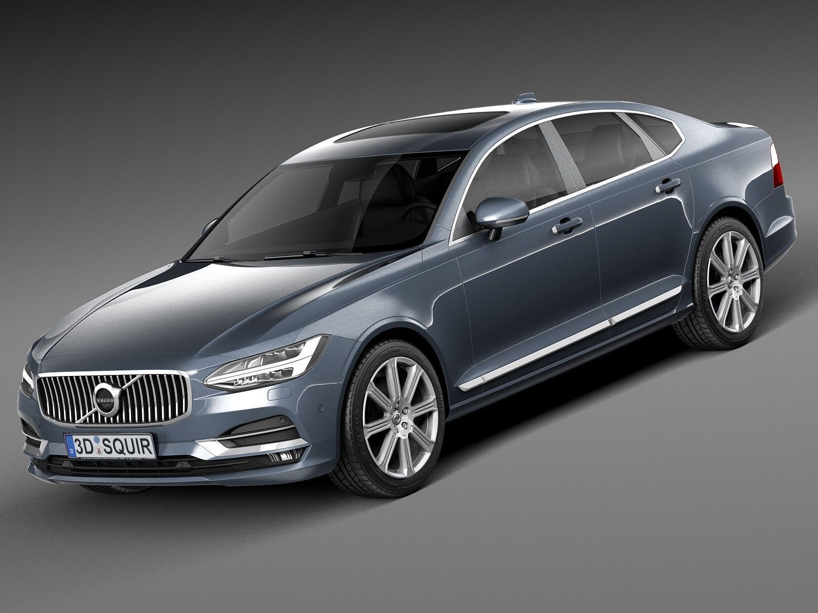 Volvo S90 2017 Model Max Obj Mtl S Fbx C4d Lwo Lw Lws Volvo S90 2017 Model