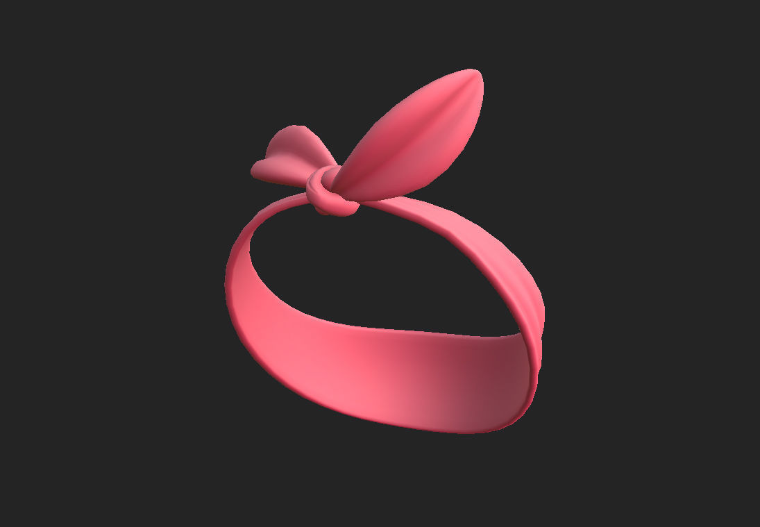 Lady Headband 3D model | CGTrader