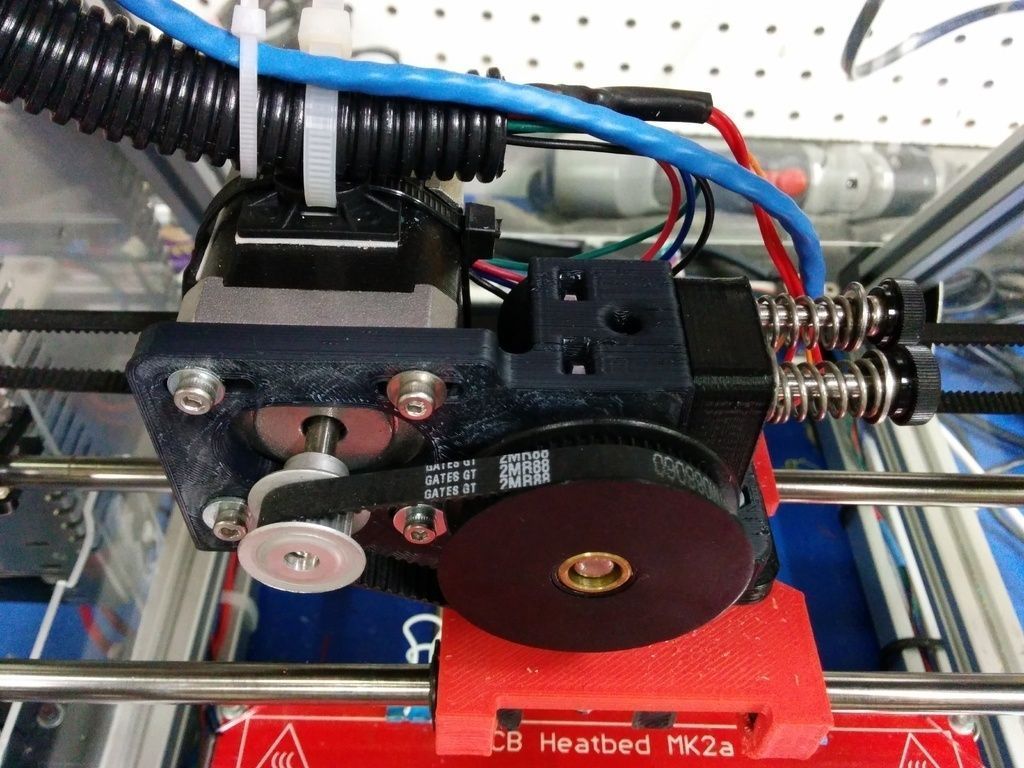Gregs Wade Accessible Belt Drive Extruder Rev2 free 3D model 3D