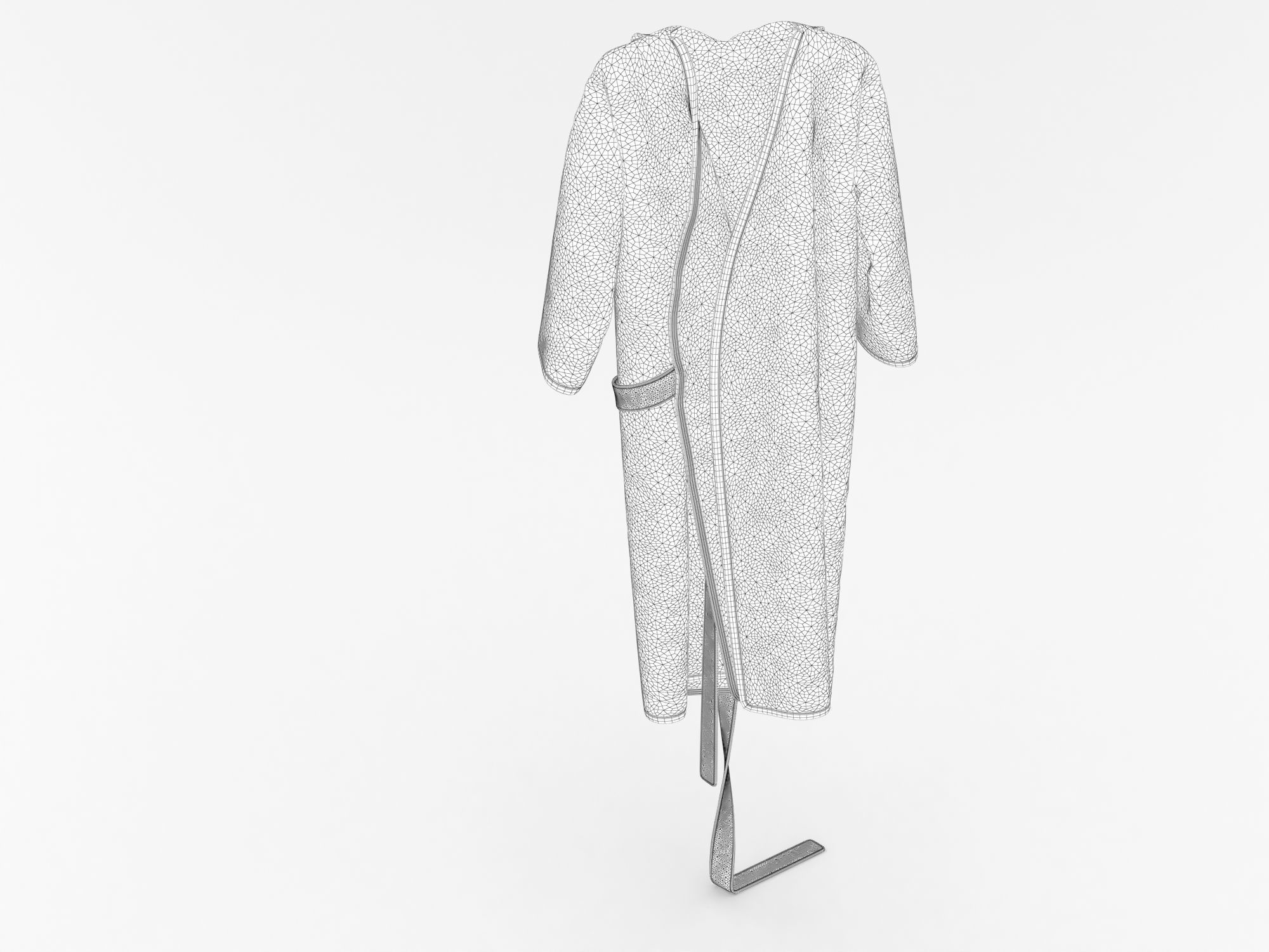 Bathrobe 3D model CGTrader