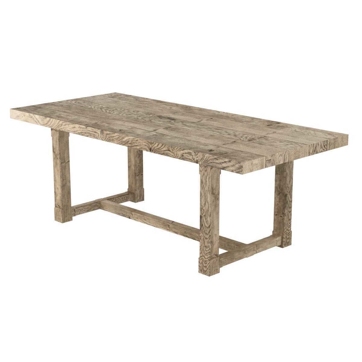 Restoration Hardware ELLA FABRIC CHAIR and CAYDEN DINING TABLE 3D model