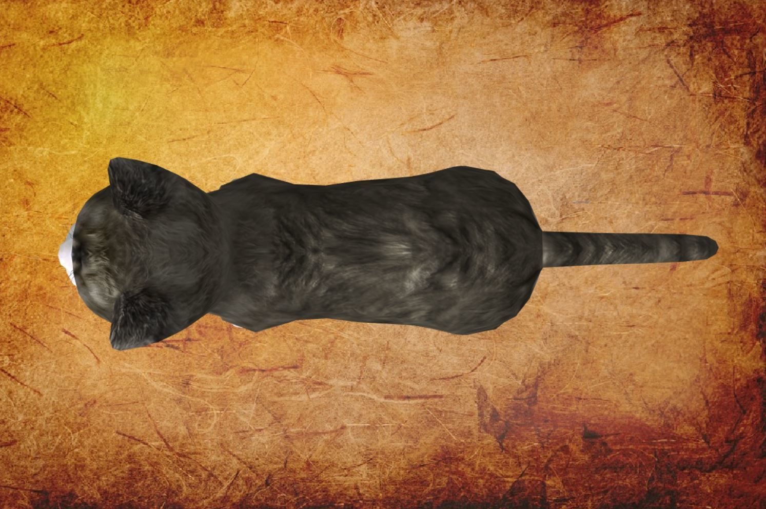 3D model Animal 59 Baby Cat Game ready VR / AR / low