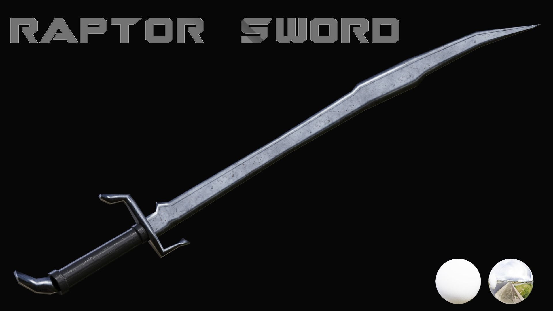 3D model Raptor Sword VR / AR / lowpoly CGTrader