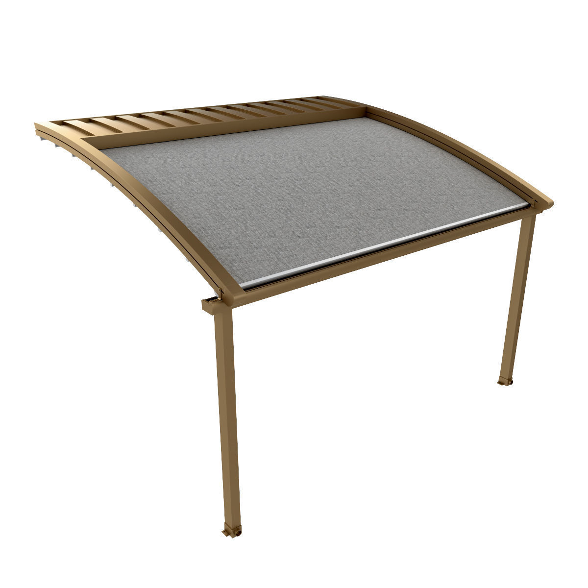 Motorized Pergola 2 bronze patina light