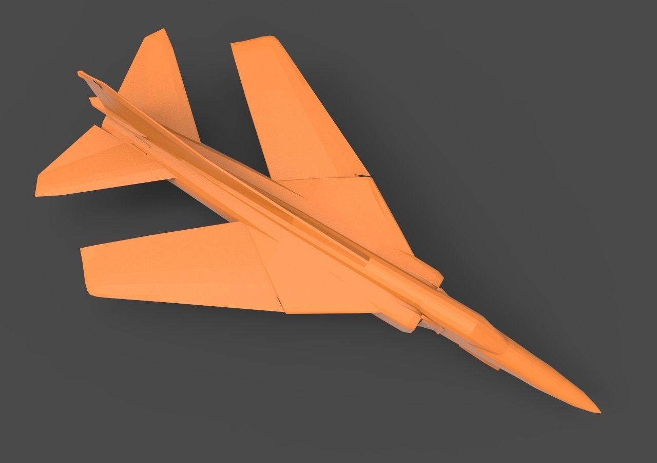 MikoyanGurevich MiG23 3D model 3D printable CGTrader